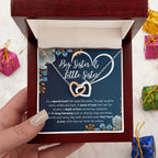 TO MY SISTER BOND INTERLOCKING NECKLACE GIFT SET
